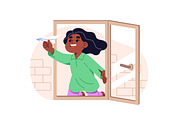 Kids danger and safety concept set, a Person Illustration by PaperTrident (Thumbnail 11 of 13)