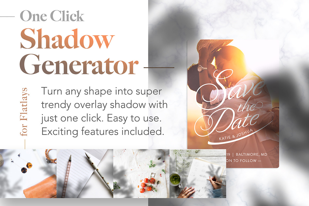 Shadow Generator for Flatlays, an Action Add-On by Frisk Shop (Photo 1 of 8)