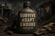 Wasteland Core - Display Font, a Handwritten Font by overlaytemplates (Thumbnail 3 of 5)