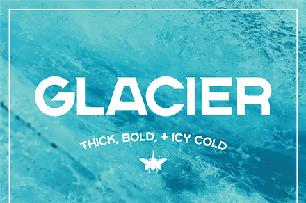 Glacier - Bold Serif Font
