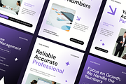 Accounting Services Instagram Post, a Social Media Template by Annora Studio (Thumbnail 2 of 6)