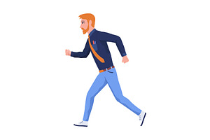 Pupils evacuation from school, a Person Illustration by the8monkey
