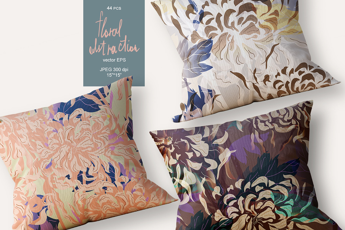 44 floral abstraction vector set 2, a Pattern Graphic by PatternsBlooming (Photo 5 of 10)