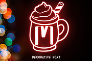 Chrismas mug, a Symbol Font by Petal Pixels (Thumbnail 1 of 10)