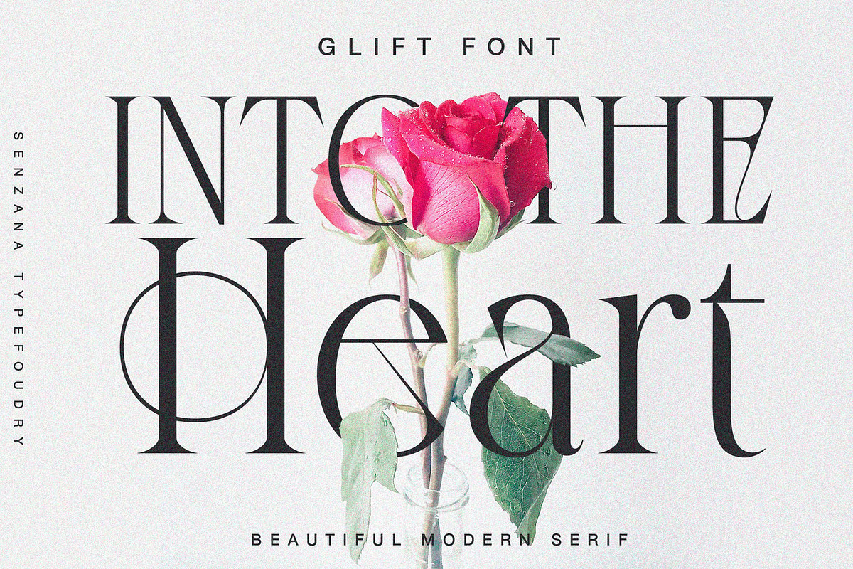 Rose - Modern Serif Font, a Serif Font by Luna Shop (Photo 4 of 10)