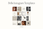 Brillo Instagram Canva Templates, a Social Media Template by Alubia design (Thumbnail 1 of 7)