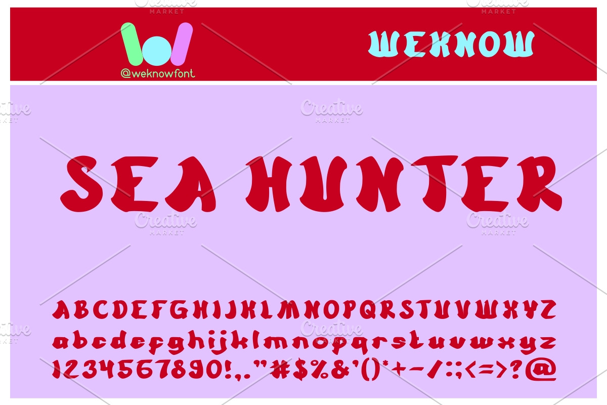cartoon font, a Font by weknow (Photo 4 of 5)