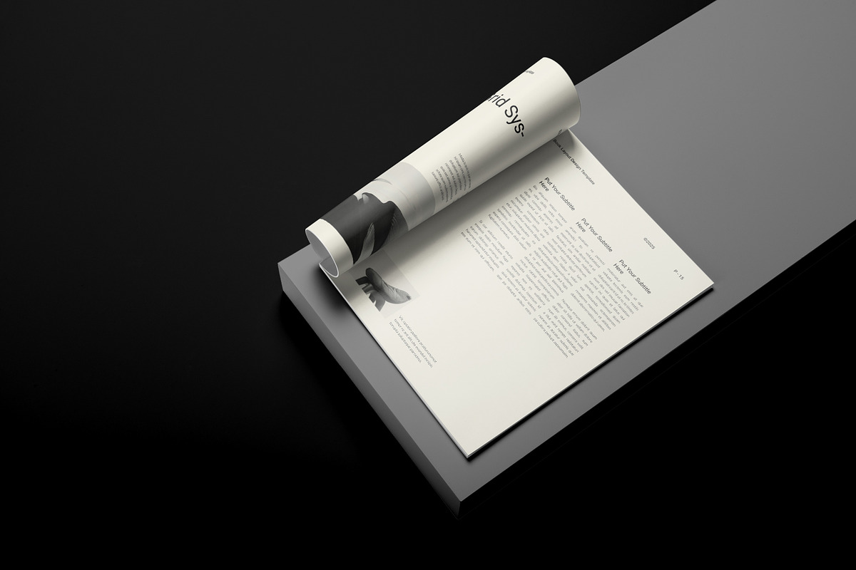Book Title Layout Design Template preview 8