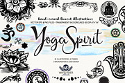 Yoga Spirit Linocuts, a Graphic by WhiteRiverStudio (Thumbnail 4 of 5)