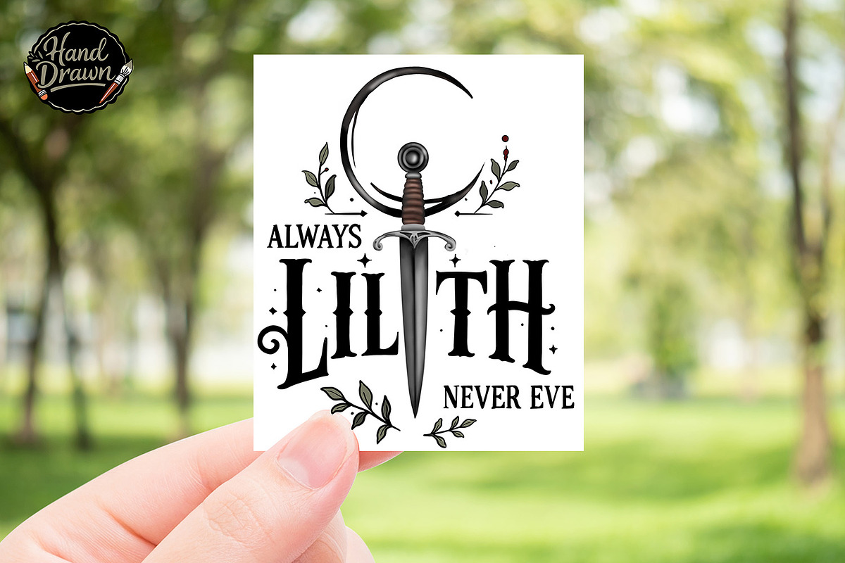 Always Lilith Never Eve Lilith Sigil, an Object Illustration by Willow Paige Farms (Photo 3 of 5)
