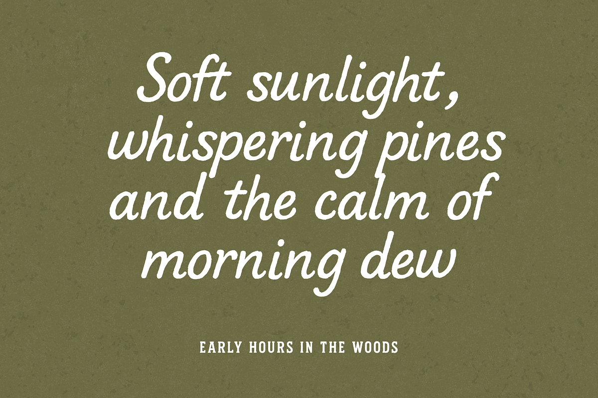The Maple Shore – Font Duo, a Script Font by Creacy Studio (Photo 5 of 8)