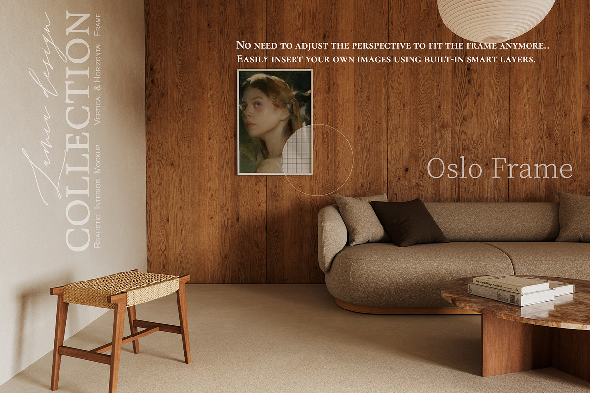 Oslo Japandi Wood Frame Mockup, a Household Mockup by LAMIA DESIGN (Photo 10 of 18)