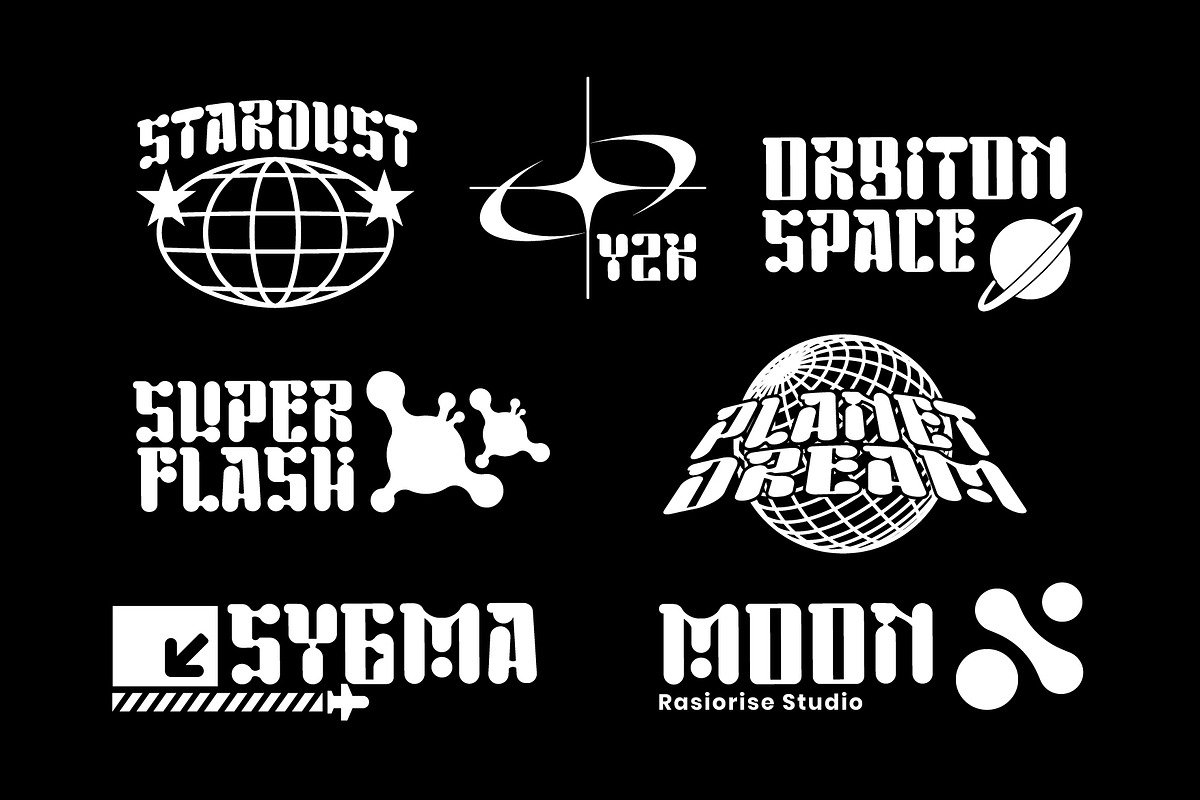 Decagon Type a Futuristic Font, a Sans Serif Font by Rasiorise Studio (Photo 6 of 9)