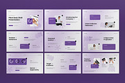 White Purple Gradient Pitch Deck PPT, a Presentation Template by graphicook (Thumbnail 2 of 5)