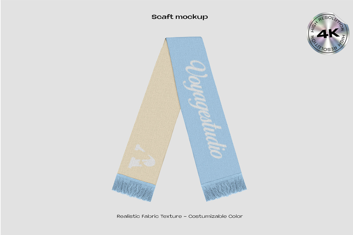 Scarf mockup, an Apparel Mockup by Voyage Studio (Photo 1 of 4)