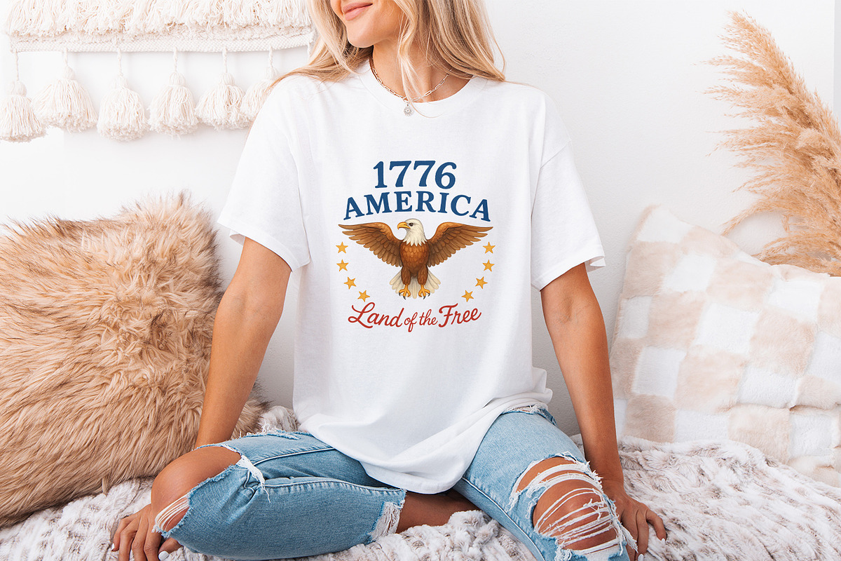 1776 America, Patriotic Design, 4th, an Illustration by SharpMarketplace (Photo 2 of 9)