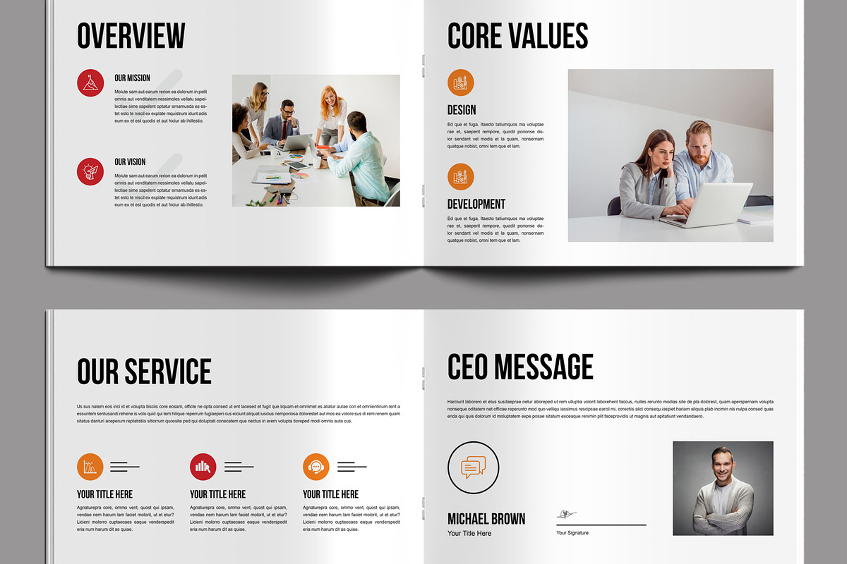 Business Brochure Design Layout, a Brochure Template by MightyDesign (Photo 3 of 8)