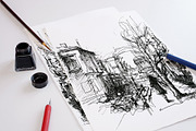 Artist and creative mockup set, a Pens & Pencil Mockup by INTERARTIVITY (Thumbnail 16 of 25)