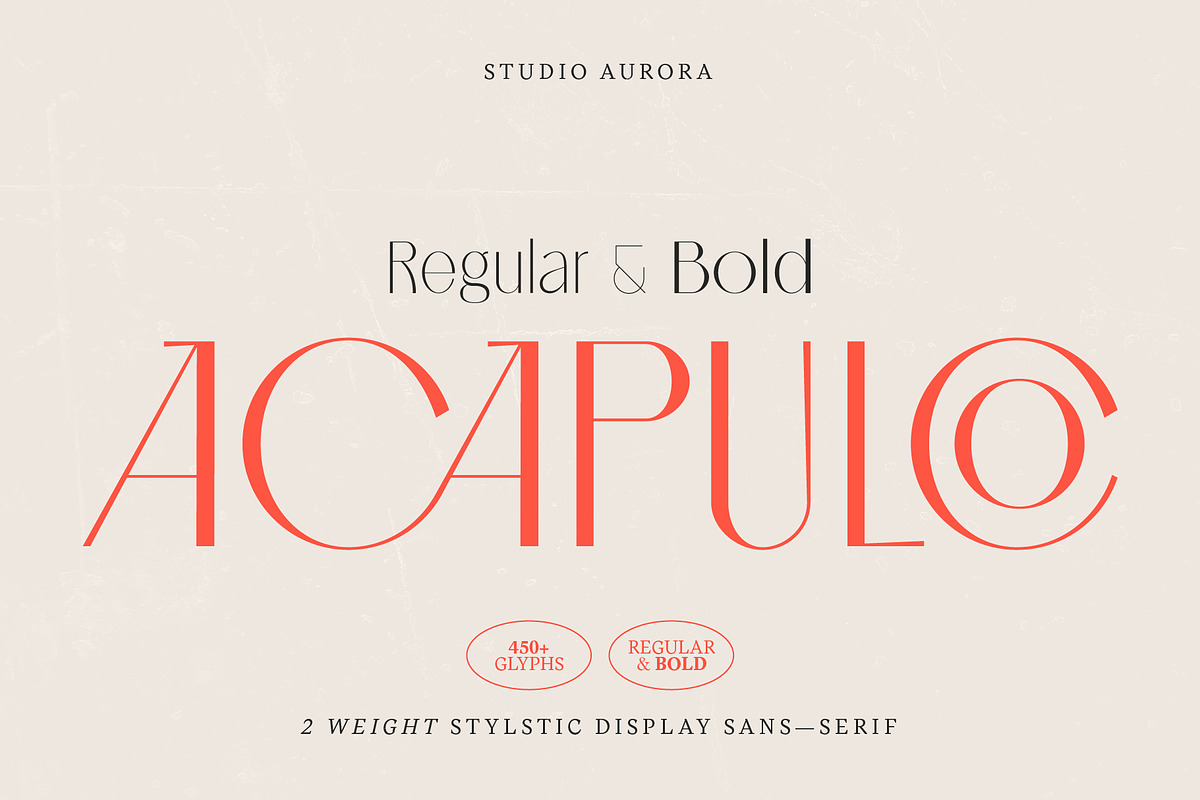 Acapulco - Stylish Sophisticated Font