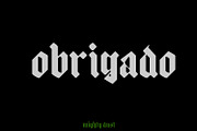 mighty dust - blackletter font, a Blackletter Font by madeDeduk (Thumbnail 6 of 6)