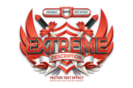 Extreme Badge with Text Effect, a Gradient Add-On by Brainwave