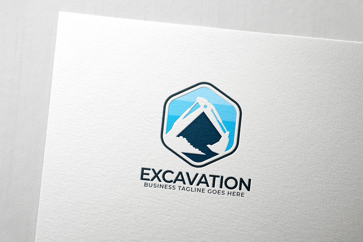 Excavation Logo, a Branding & Logo Template by Slim Studio