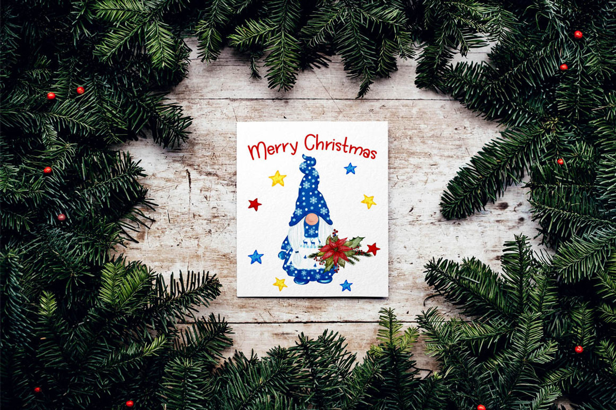Gnomes Clipart Christmas clipart, an Illustration by vivastarkids (Photo 5 of 6)