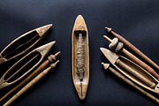hand weaving tools, vintage loom, an Industrial Photo by VetalStock (Thumbnail 4 of 11)