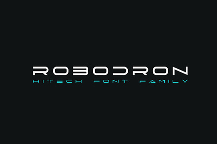 Robodron font, a Sans Serif Font by Sentavio