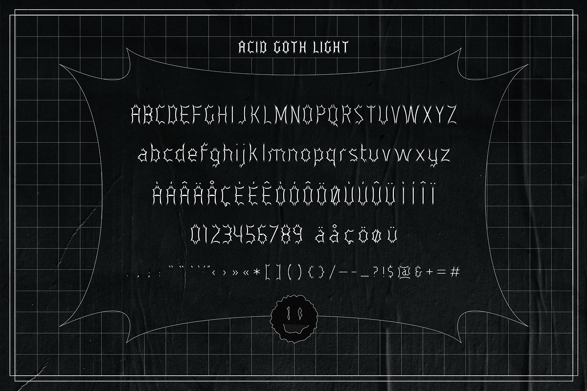 Acid Goth | Font Family, a Sans Serif Font by Ckybe's Corner (Photo 2 of 9)