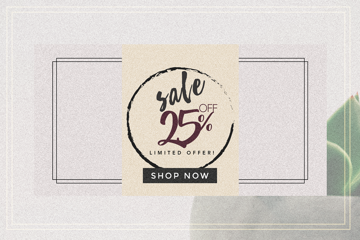 GRUNGE Facebook sale and quote pack, a Social Media Template by Vova (Photo 7 of 16)