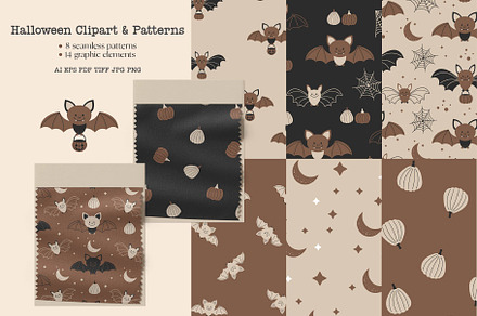 Halloween bat clipart