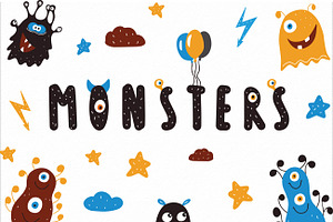 Monsters Vector clipart