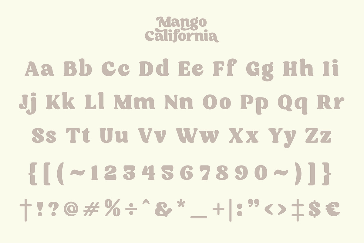 Mango California Serif Font, a Serif Font by roomspace creative lab (Photo 15 of 15)
