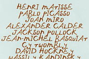 Organic Hand Painted Font, a Handwritten Font by Ayya Studio (Thumbnail 13 of 17)