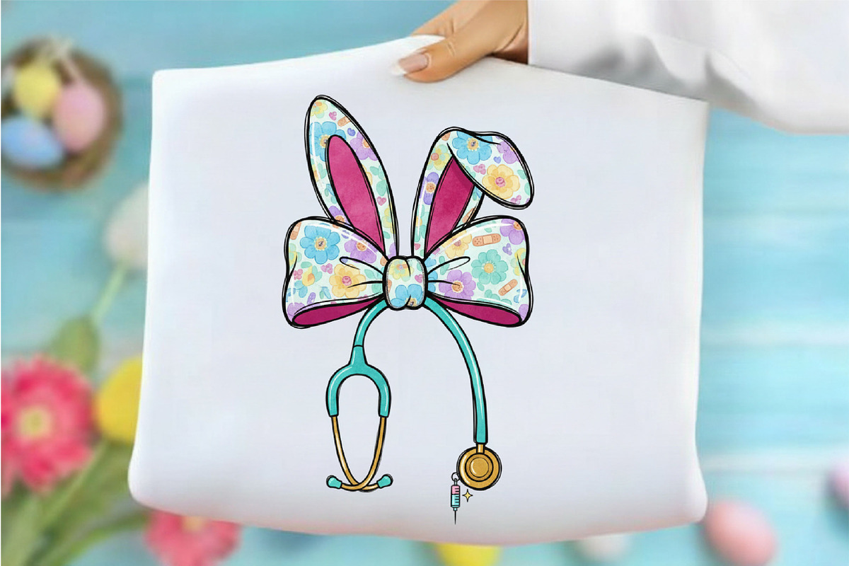 Easter Nurse Coquette Png, an Illustration by Designking (Photo 3 of 6)