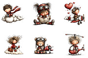 Watercolor Aviator Clipart, a Seasonal Illustration by CreationArt (Thumbnail 5 of 5)