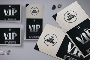 Stylish Simple VIP PASS