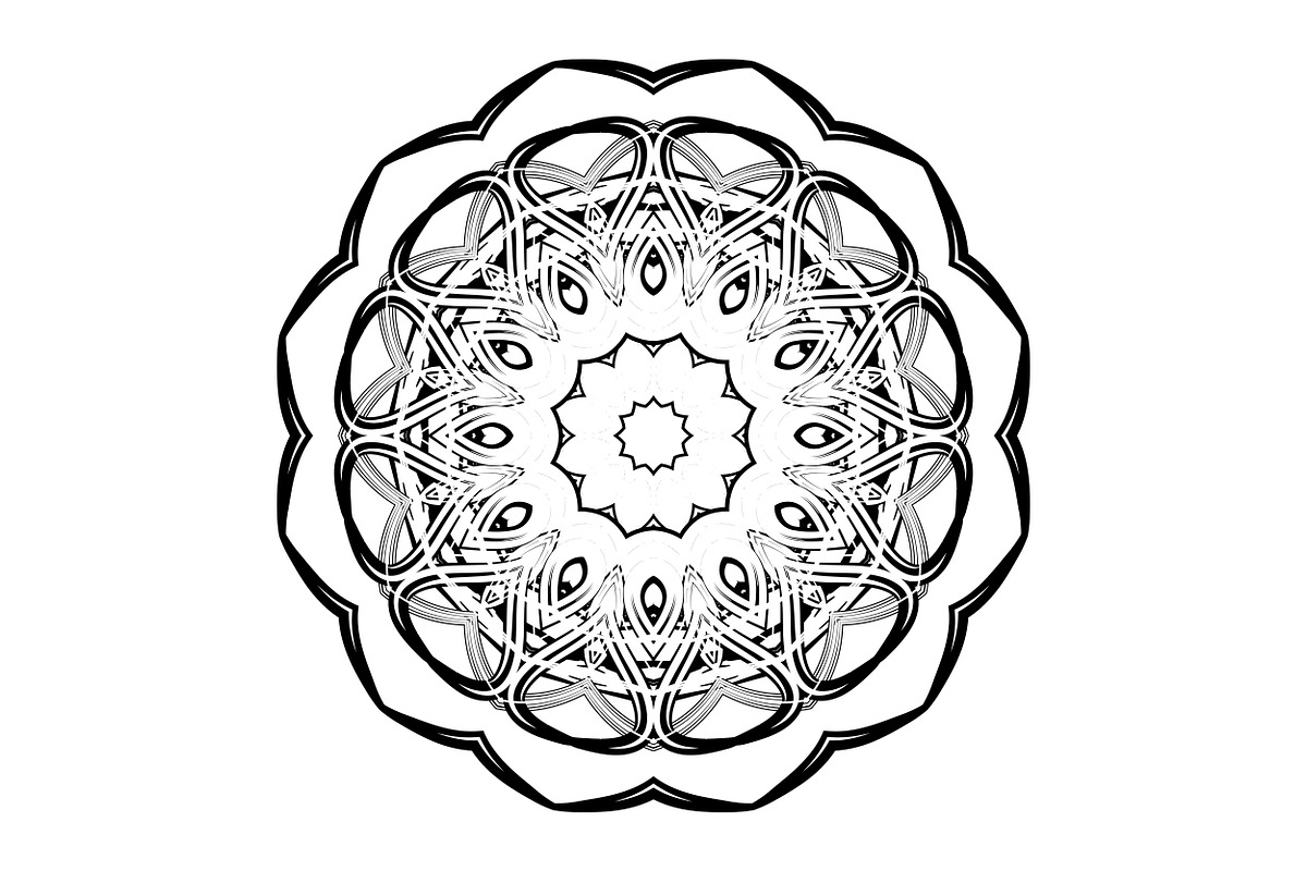 Spiritual Mandala Artwork Bundle, a Decorative Illustration by NJ Himel (Photo 93 of 104)