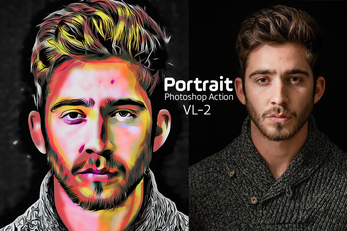 Portrait Cartoon Effect Action preview 4