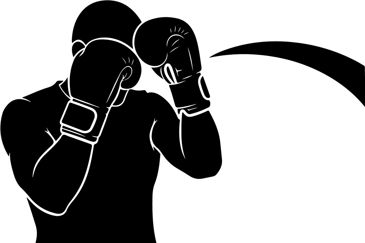 Boxing Fighter Silhouette Bundle, an Illustration by Designs_River (Photo 9 of 31)