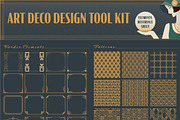 Art Deco Design Tool Kit, a Pattern Graphic by Dandylyon Designs (Thumbnail 2 of 7)
