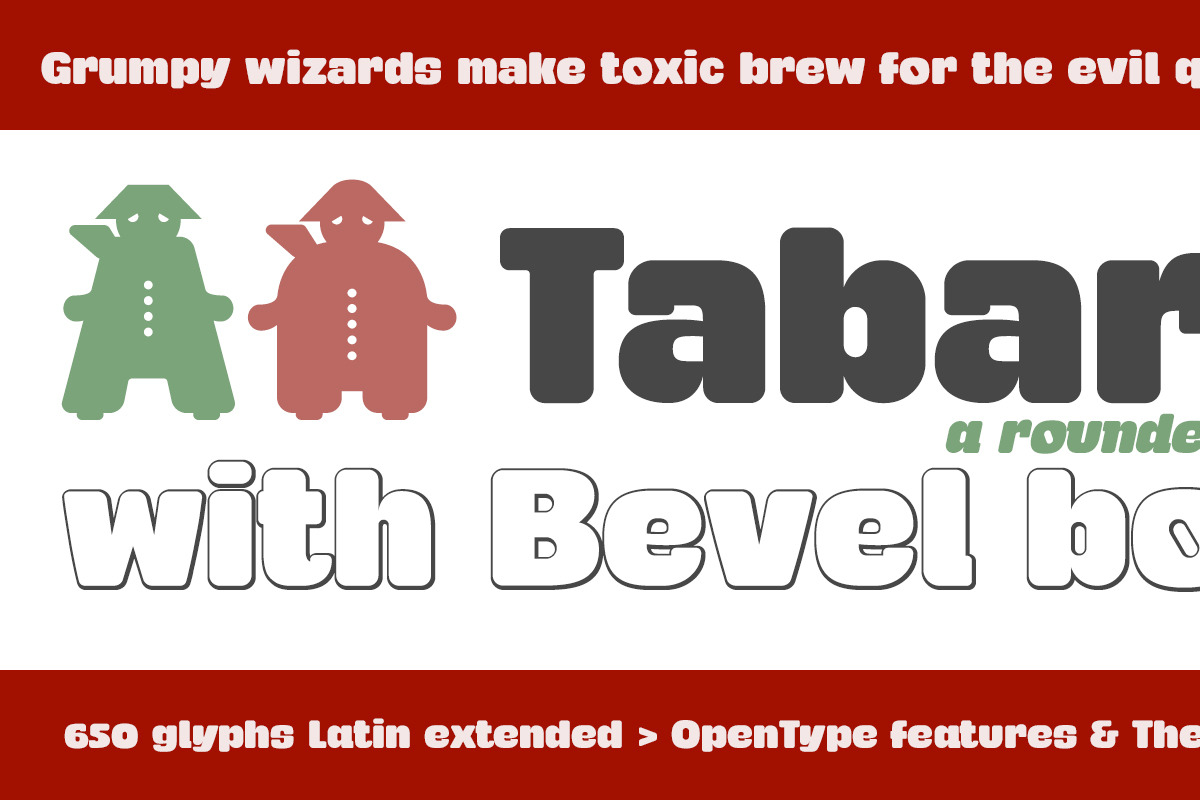 Tabardo font + bonus preview 4
