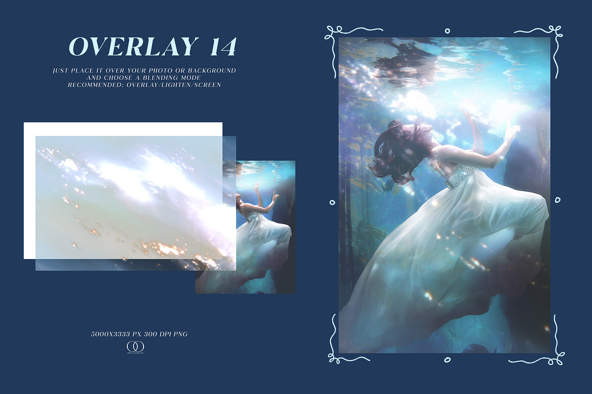 Dreamy Mermaid Shining Overlays, a Texture Graphic by Kaleriia (Photo 15 of 17)