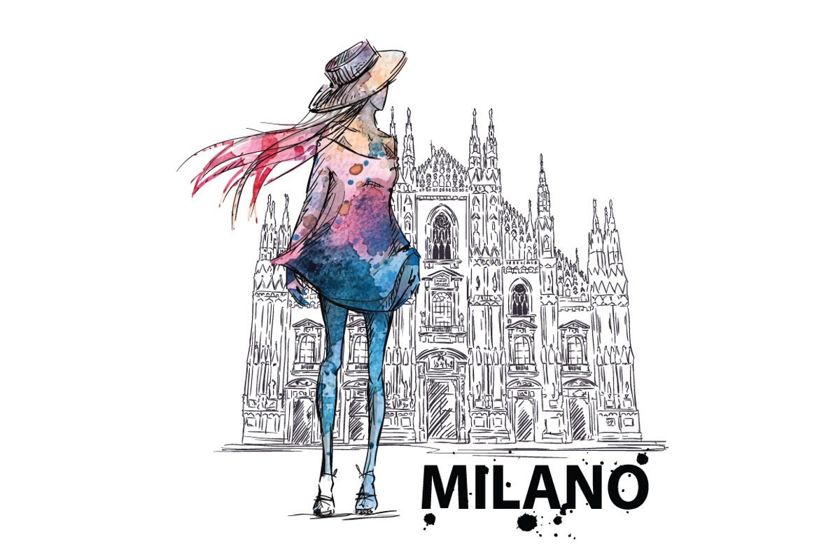 set of fashion illustrations, an Illustration by Kamenuka (Photo 6 of 7)