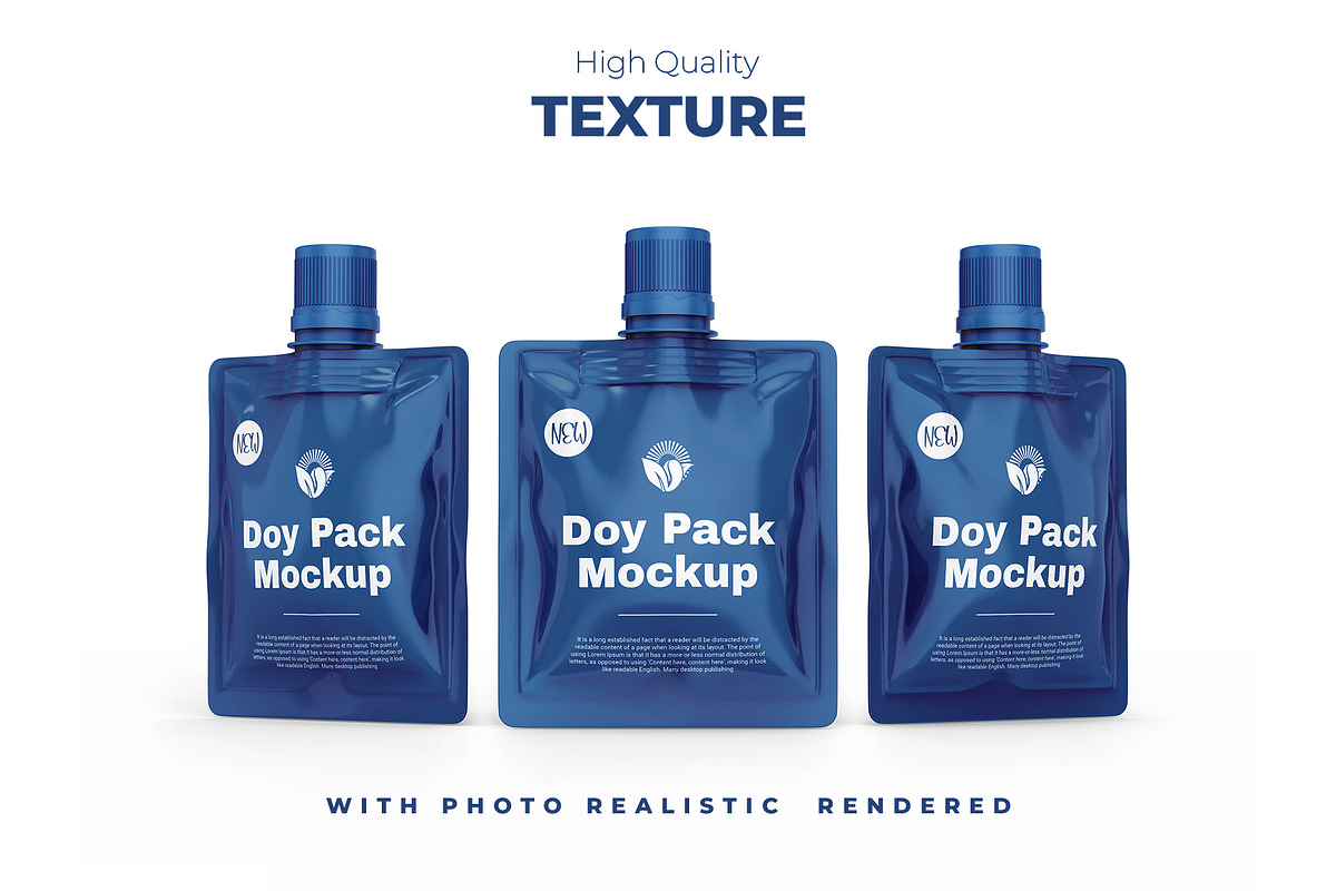 Doy Pack PSD Pouch Packaging Mockup, a Packaging Mockup by Ram Studio