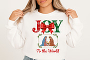 Joy to the World,Christian Christmas, an Illustration by Designking (Thumbnail 2 of 5)