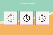 Monoline Covid-19 Prevention Icons, an Outline Icon by Space Between (Thumbnail 2 of 7)