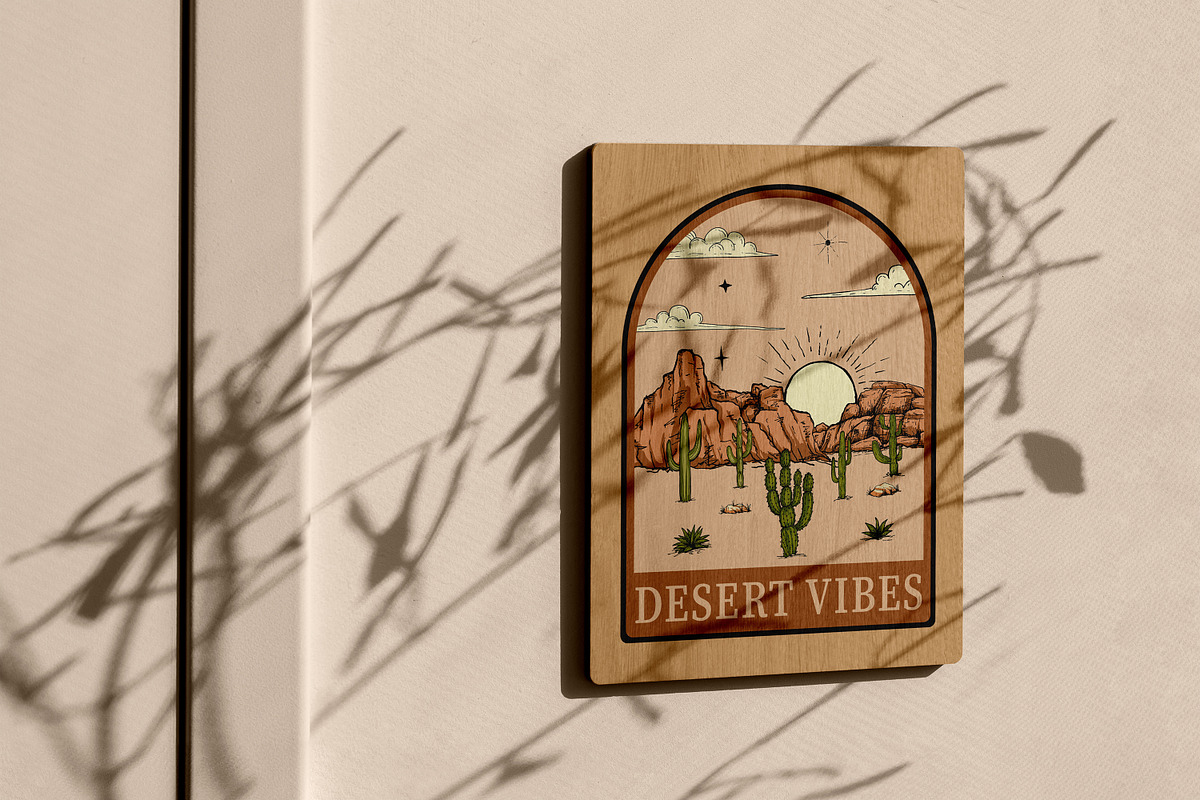Hand Drawn Desert Landscape Elements, an Illustration by Artolabs (Photo 9 of 19)