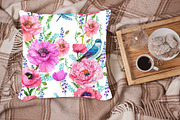 Poppies Flowers, Seamless patterns, a Wallpaper Graphic by NickMitrushov (Thumbnail 6 of 11)